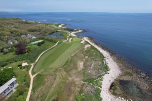 Fishers Island 3rd Fairway Aerial